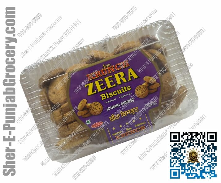 New Krunch No Eggs Zeera Biscuits 1 kg